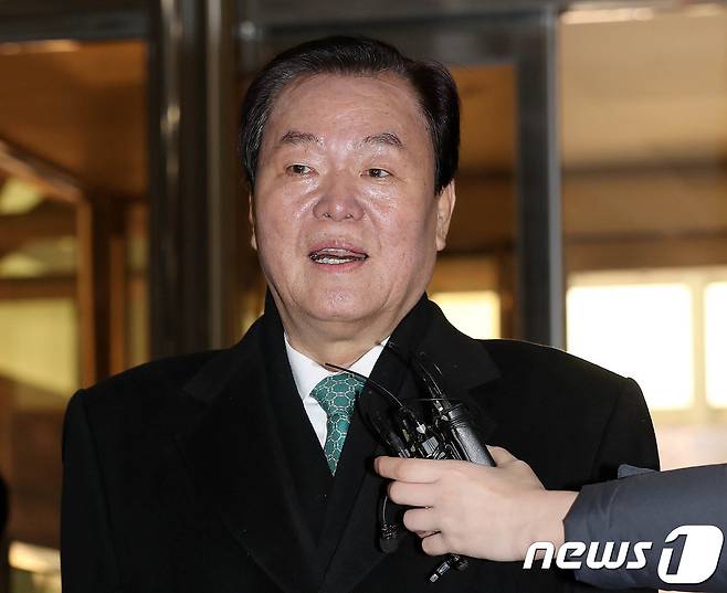 김경재 전 한국자유총연맹 총재. 2018.2. 22/뉴스1 © News1 박세연 기자