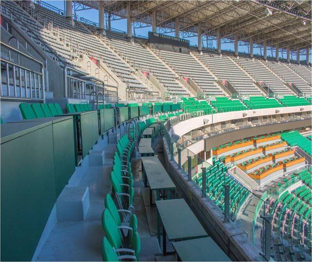 인천 SK행복드림구장의 스카이탁자석. SK 제공