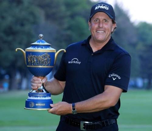 필 미켈슨은 최근 멕시코챔피언십에서 PGA투어 통산 43승을 달성했다.