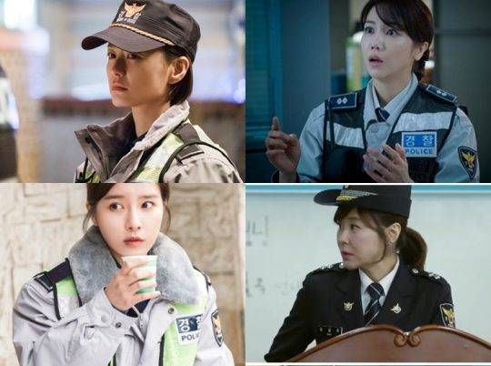 ‘라이브’ 정유미(왼쪽부터 시계방향), ‘작은 신의 아이들’ 김옥빈, ‘추리의 여왕2’ 최강희, ‘그남자 오수’ 김소은/ 사진제공=tvN, KBS, OCN