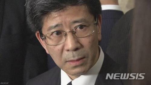 【서울=뉴시스】 사가와 노부히사(佐川宣寿) 일본 전 국세청 장관.(사진출처: NHK) 2018.03.23.