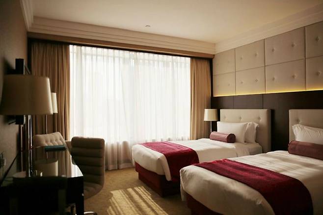 마카오 브로드웨이 호텔은 가성비 좋은 호텔로 손꼽힌다. 사진은 객실 모습. (사진=스테이앤모어 제공)