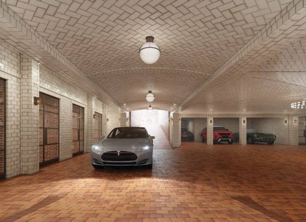 지하에 개인차고와 정원등을 새로 조성했다. /6sqft.com