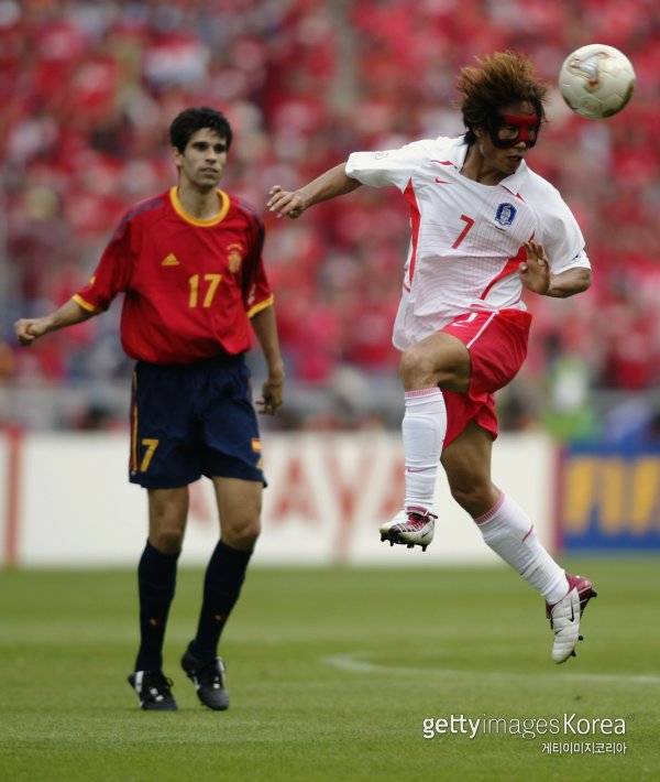 2002 월드컵 당시 김태영. 사진=게티이미지코리아