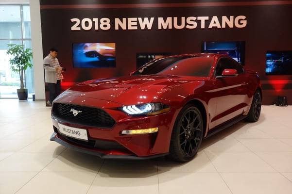 4일 포드 대치전시장에서 공개된 2018 뉴 머스탱/진상훈 기자