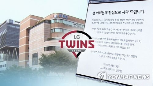 LG '사인 훔치기' 논란…KBO, 상벌위 열기로 (CG) [연합뉴스TV 제공]