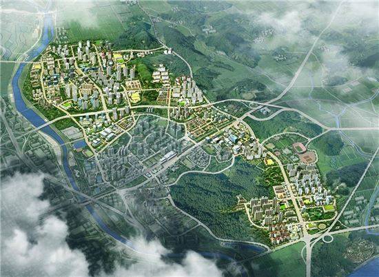 다산신도시 조감도