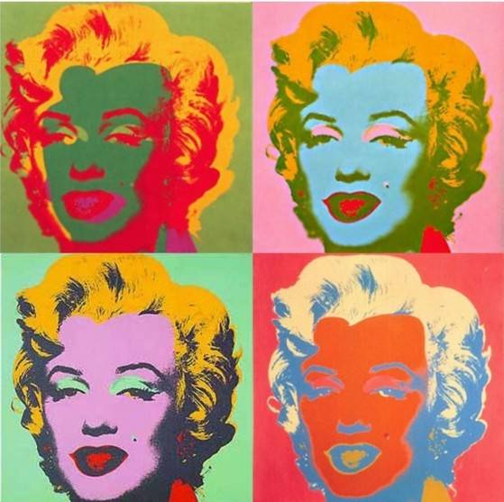 앤디 워홀, 마릴린 먼로, 실크스크린 판화, 1962년