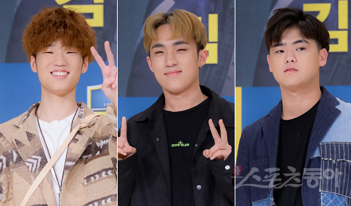 엠넷 ‘고등래퍼2’에서 우승을 차지한 김하온과 2위를 차지한 배연서, 3위를 차지한 이병재(왼쪽부터). 김진환 기자 kwangshin00@donga.com