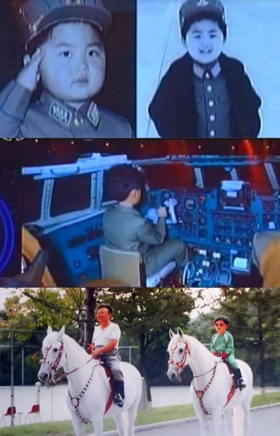 사진=북한 김정은 국무위원장의 나이와 어린시절 모습에 관심이 쏠리고 있다.