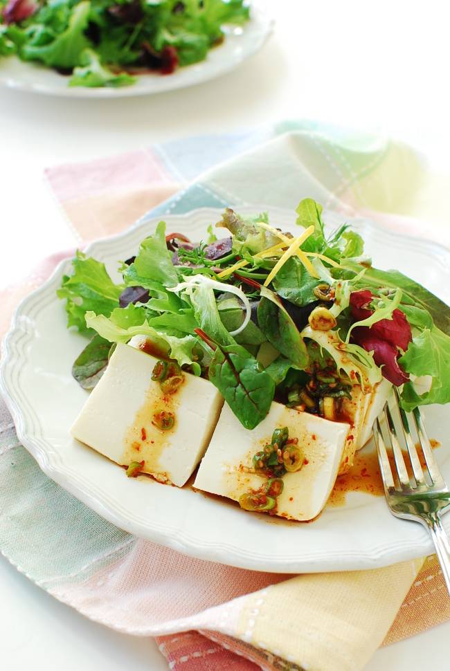 Tofu salad (Korean Bapsang)