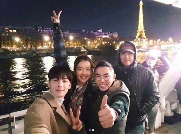 왼쪽부터 차은우 이시영 설민석 김구라