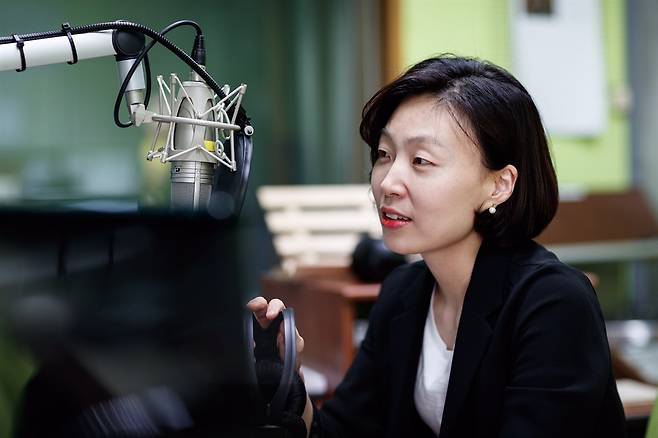 <김현정의 뉴스쇼>의 앵커 김현정 PD ⓒ김현정 제공