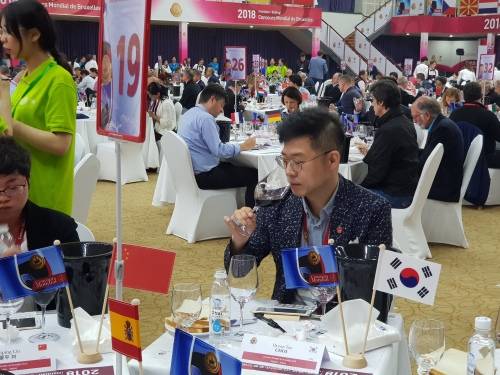 2018 CMB에서 한국 대표로 심사중인 본지 최현태 기자