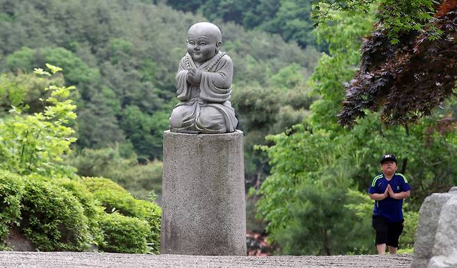 경기도 용인 와우정사. 최정동 기자 20180520