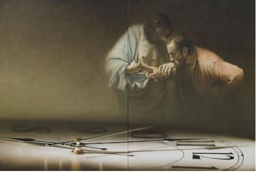 이석주, 사유적 공간, 캔버스에 오일, 259X388cm, 2017 [아라리오갤러리 제공=연합뉴스]