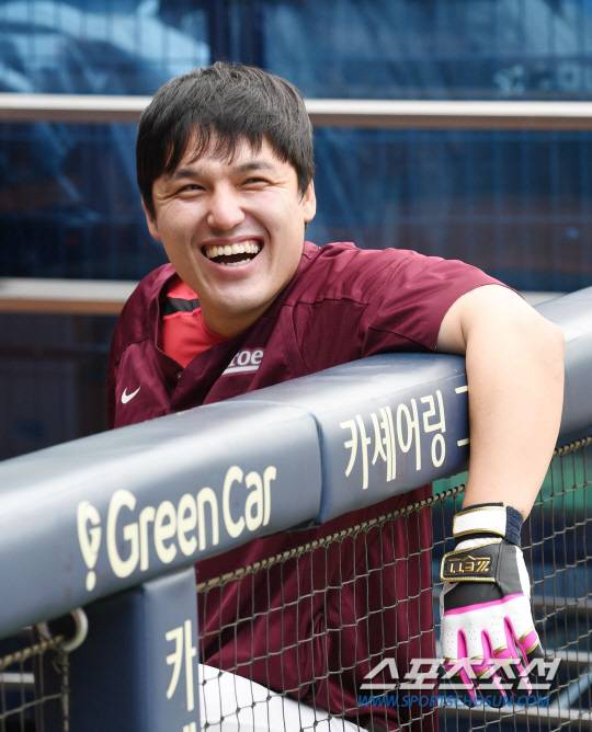 2018 KBO리그 두산베어스와 넥센히어로즈의 경기가 13일 서울 잠실 야구장에서 열릴 예정이다. 넥센 포수 박동원 잠실=최문영 기자 deer@sportschosun.com /2018.05.13/