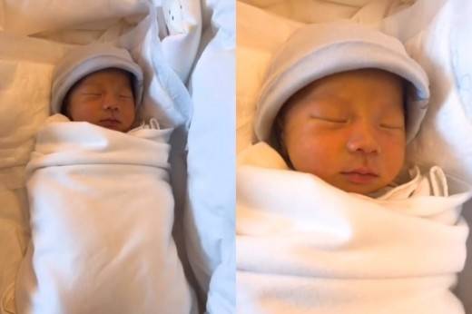 최민환-율희 아기. 사진|최종훈 SNS