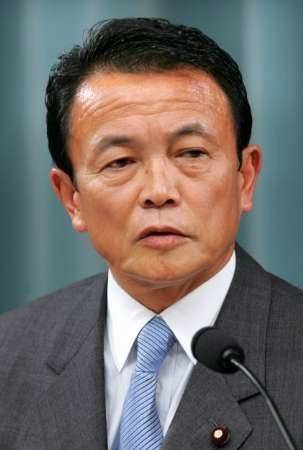아소 다로 일본 부총리 겸 재무상.