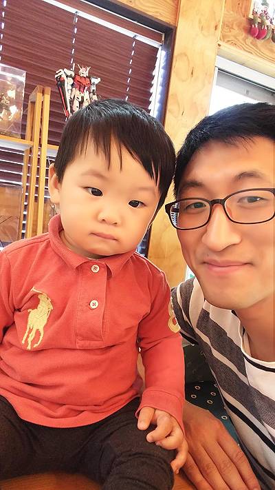 아빠와 아기 ⓒ박현진