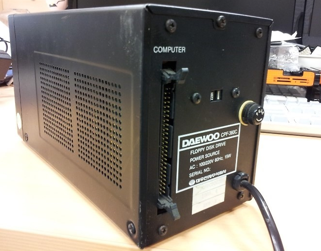 대우전자에서 출시한 디스크 드라이브