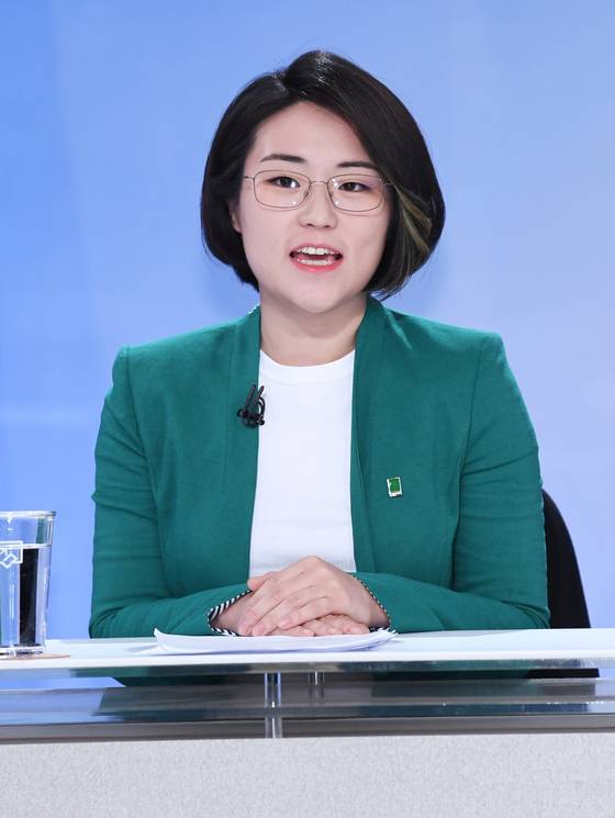 신지예 녹색당 서울시장 후보 [사진공동취재단]