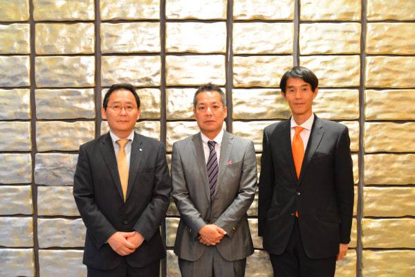 왼쪽부터 마츠다 다카유키 하세코 라이브넷 이사, 요시무라 류이치 자이맥스 트러스트 대표, 나카야마 요시오 자이맥스 부동산종합연구소 대표. /젠스타 제공