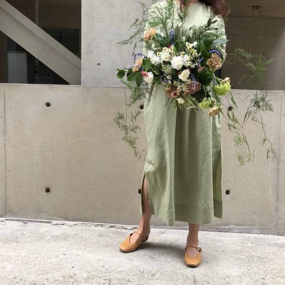 유칼립투스가 포함된 핸드타이드. [사진 류아은]