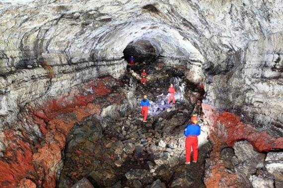 세계유산지역에 포함된 거문오름용암동굴계 상류 동굴군인 북오름굴. [사진=제주도 세계유산본부]