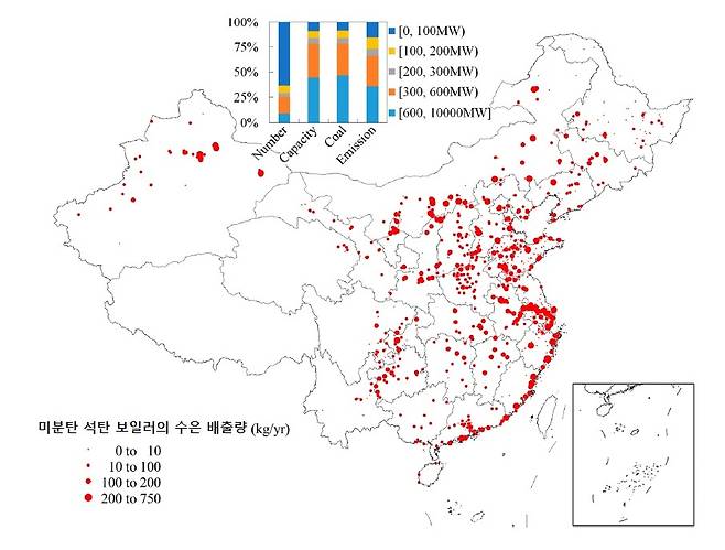 중국 석탄발전소 수은 배출 [중앙포토]