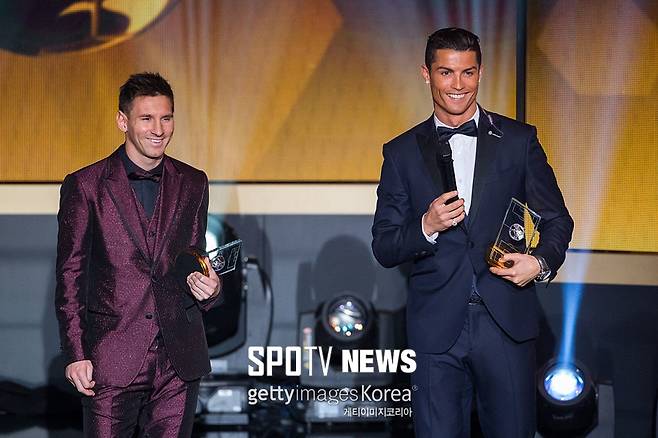 ▲ 메시(왼쪽)와 호날두