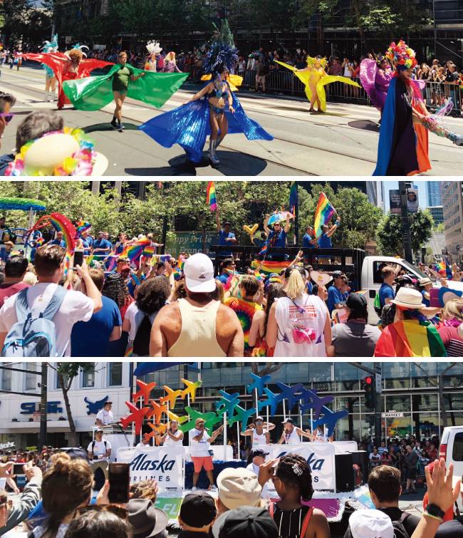 구글, 아마존, 페이스북,  알래스카항공, BMW 등 세계 유수 기업들이 스폰서로 참여해 눈길을 끌었다. [정혜연 기자]