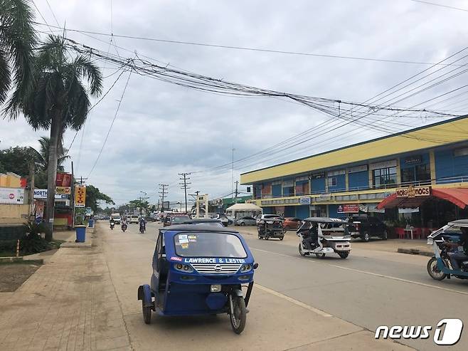 한가로운 팔라완 거리의 모습 © News1 문대현 기자