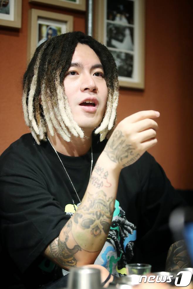 2018.7.25.서울 홍대 하하김종국의 401. 레게 강 같은 평화 스컬 인터뷰. © News1 권현진 기자