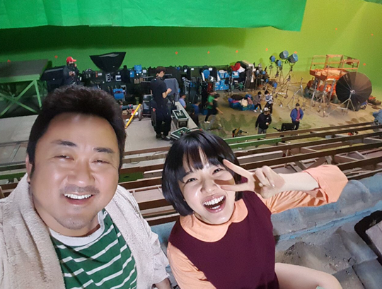 마동석, 김향기. 사진| 마동석 SNS