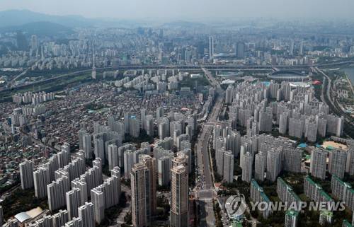 서울 송파구 일대 아파트 전경 [연합뉴스 자료사진]
