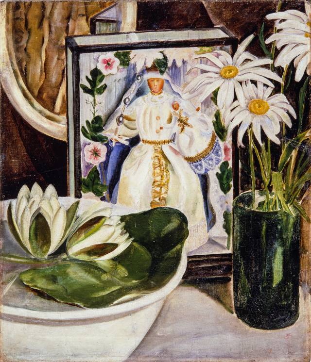 이종우 ‘인형이 있는 정물’. 1927년작으로 현재 국립현대미술관 덕수궁에서 한창인 기획전 ‘내가 사랑한 미술관-근대의 걸작’에서 볼 수 있다. /사진제공=국립현대미술관