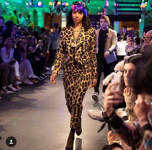 돌체앤가바나의 2018 FW 콜렉션 중 레오파드 패션 사진 = 돌체앤가바나 인스타그램