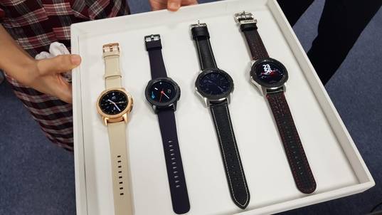 27일 출시 예정인 삼성전자 스마트워치 ‘갤럭시워치’의 모습. /안별 기자