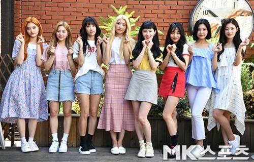 다이아가 ‘우우’로 음악방송 1위를 차지했다. 사진=옥영화 기자