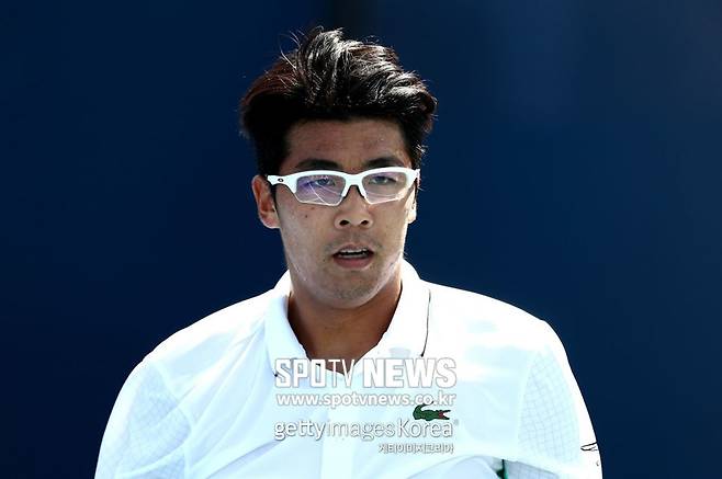 ▲ 2018년 US오픈 2회전에서 탈락한 정현 ⓒ Gettyimages