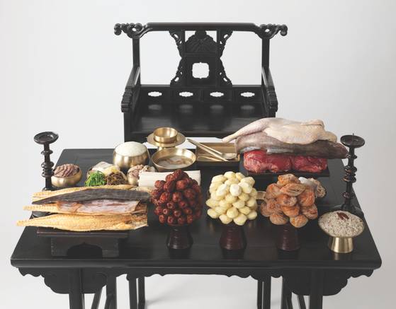 파평윤씨 명재 윤증 선생 종가의 기제사상. [사진 아름지기]