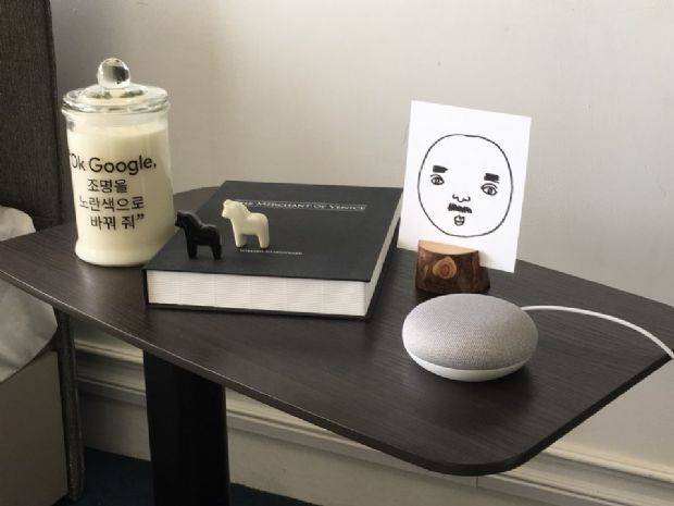 구글홈 미니 (사진=지디넷코리아)