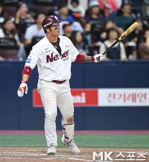 넥센 박병호는 18일 KBO리그 고척 두산전에서 3시즌 연속 40홈런 기록을 세웠다. 사진(고척)=김재현 기자
