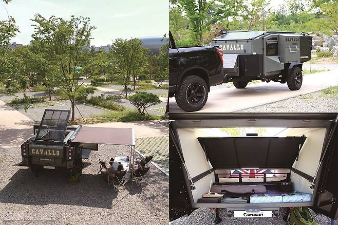 상단부의 팝업 창을 통해 환기는 물론 멋진 하늘을 바라볼 수 있다