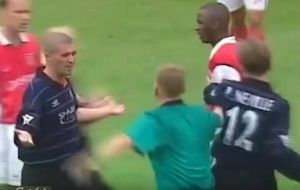 킨과 비에이라의 라이벌 관계, 두 선수는 몸싸움도 마다하지 않았다