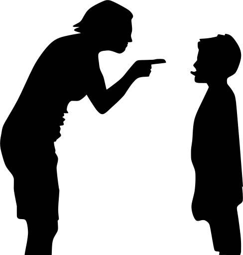 부모가 본인의 감정 표출을 먼저 하면 아이에게 어떤 영향이 있을까? [사진 svgsilh]