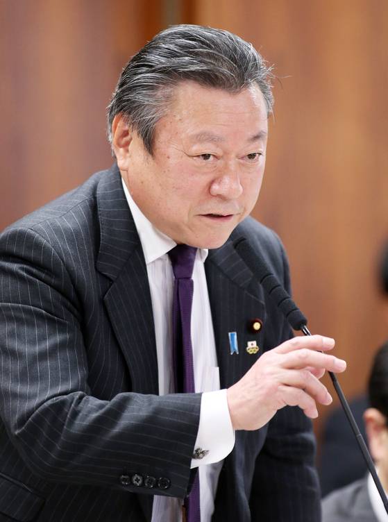 2일 일본 아베 내각의 올림픽 담당상에 임명된 사쿠라다 요시타카 의원.[사진=지지통신 제공]