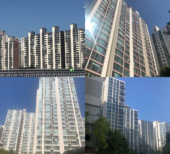 개천절인 3일은 국경일이지만 서울 관악구, 마포구, 용산구의 대단지 아파트에서는 태극기를 게양한 집을 찾아보기 어려웠다. 전민희 기자