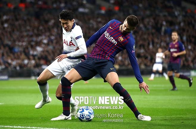 ▲ 별다른 활약을 하지 못한 손흥민(왼쪽), 그리고 토트넘 선수단